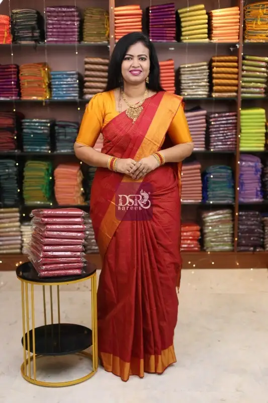 Arani Vairaooshi Temple Saree
