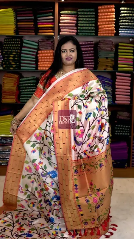 Semi Paithani Silk