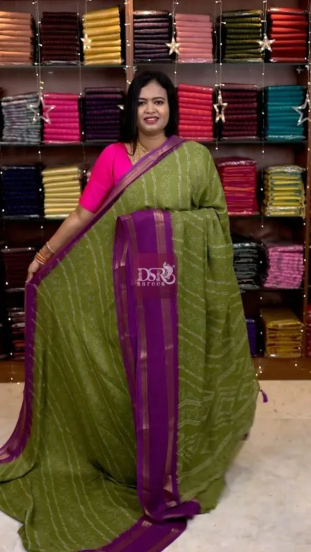 Viscose Chiffon Sarees - vol1