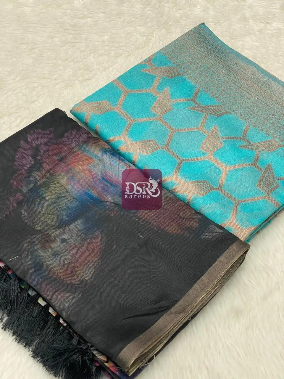 Banarasi  Soft Cotton + Chanderi Saree