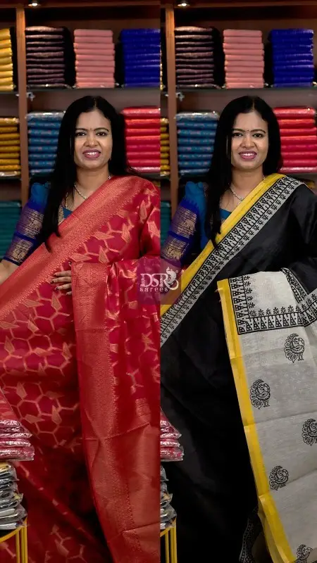 Banarasi  Soft Cotton + Free Saree