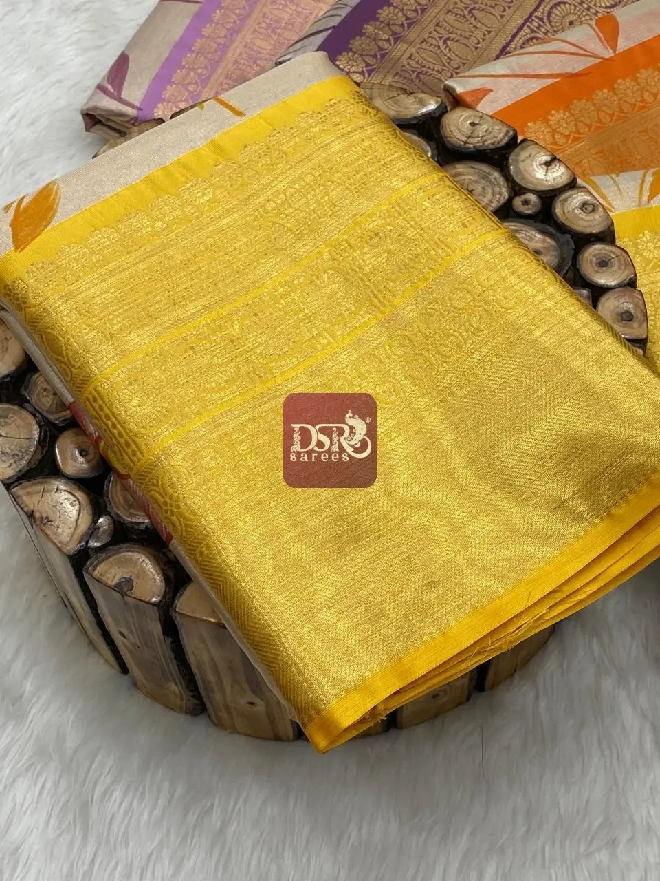 Printed Tissue Silk Sarees
