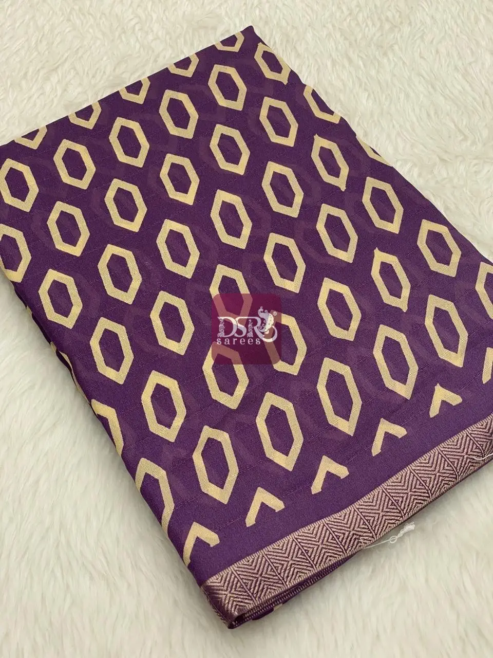 Viscose Chiffon Saree - vol9
