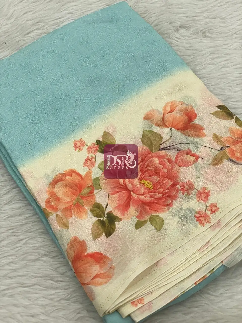 Viscose Digital Print Sarees