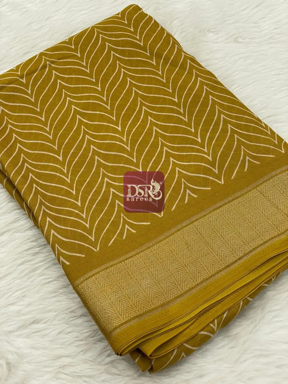 Viscose Chiffon Saree - vol6