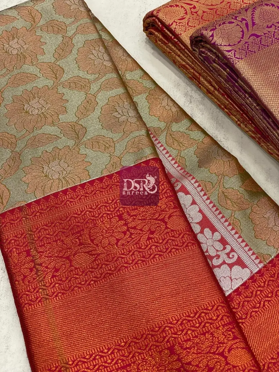 Semi Bridal Silk Sarees