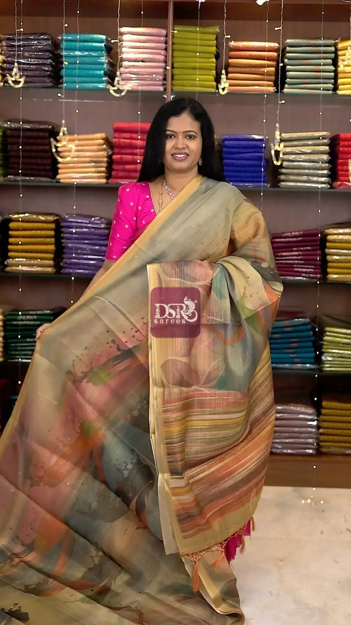 Semi Linen Cotton Tissue