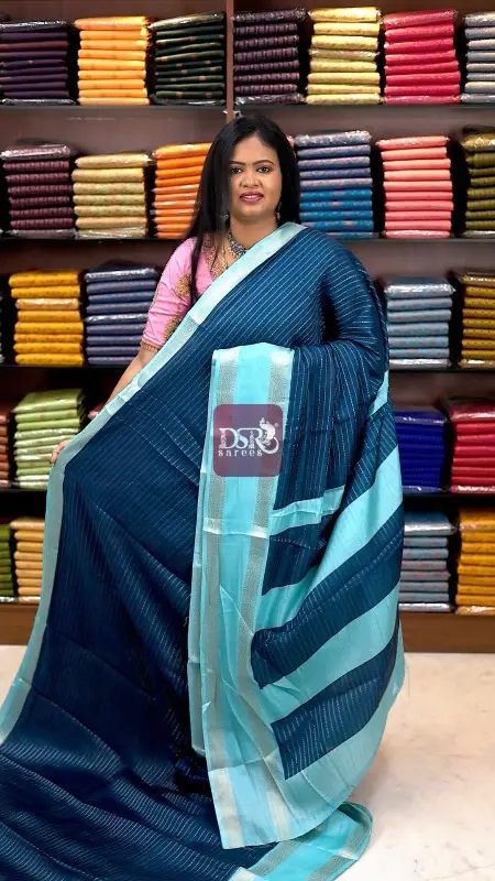Semi Mysore Dola Crepe Saree