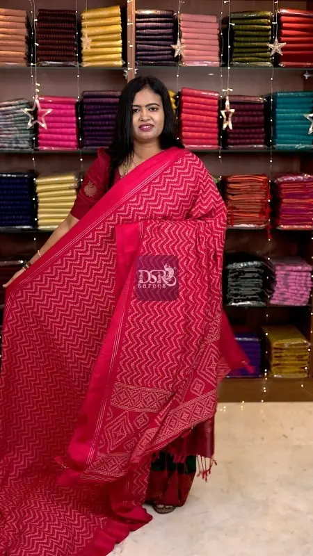 Viscose Chiffon Saree - vol7