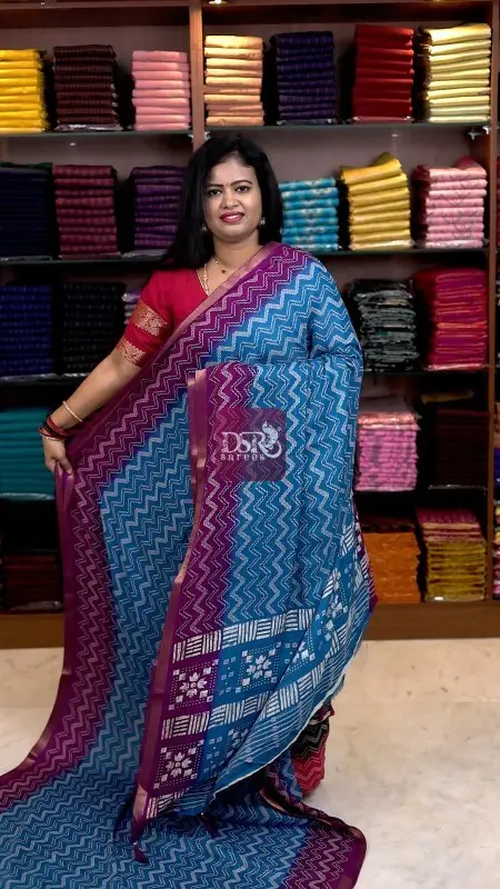 Viscose Chiffon Saree - vol7