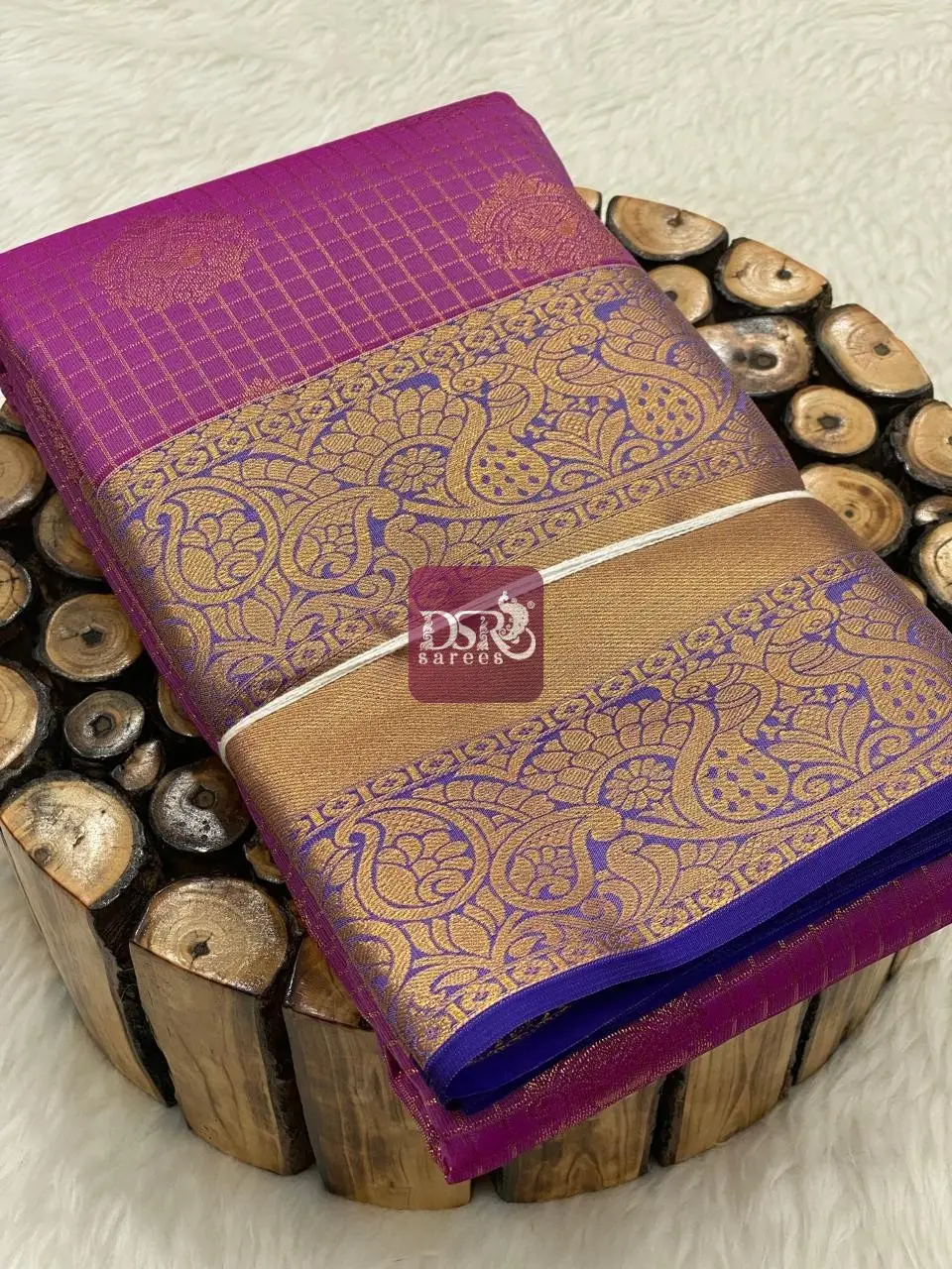 Checks Butta Bridal Sarees