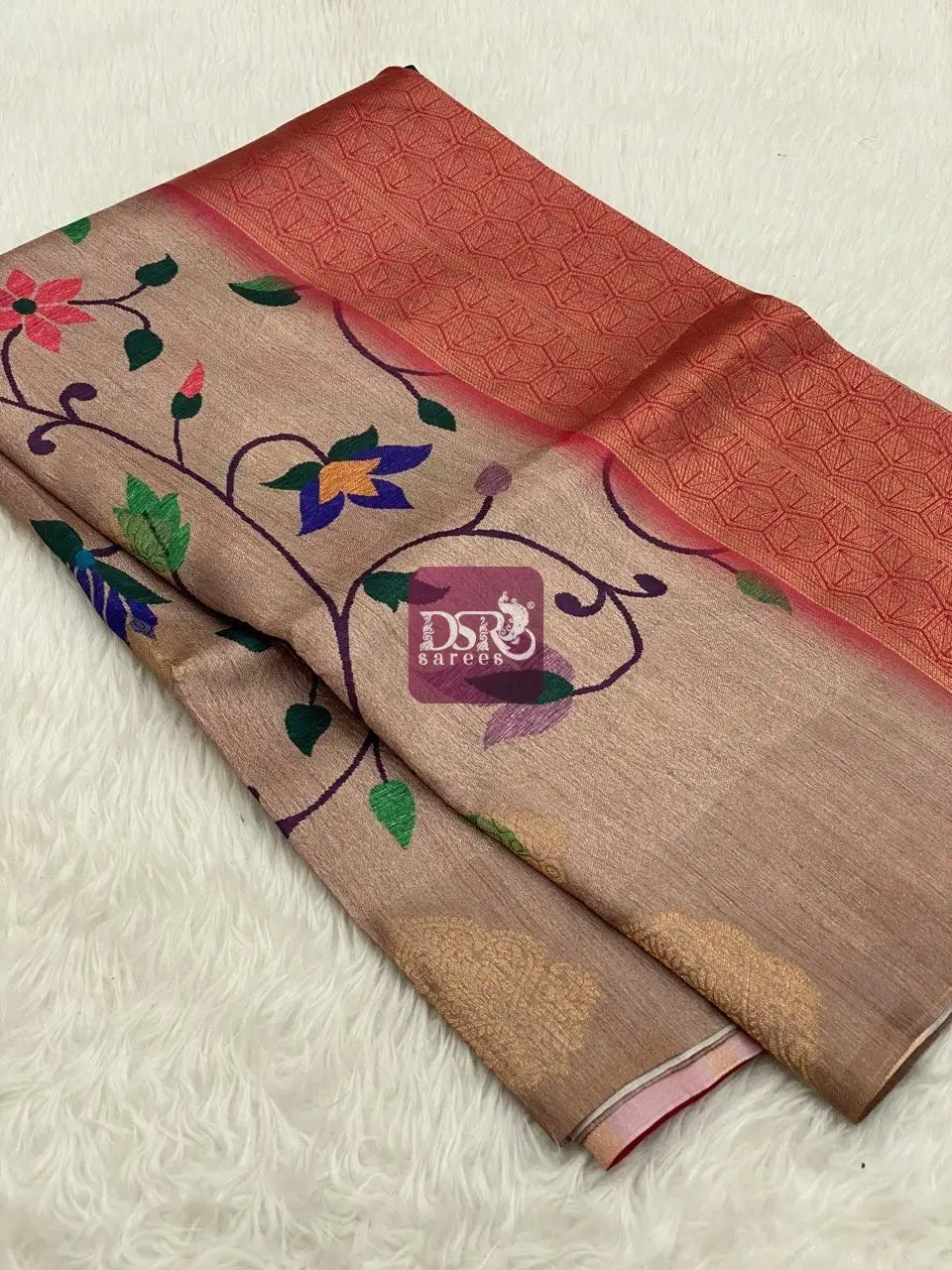 Paithani tussar silk sarees