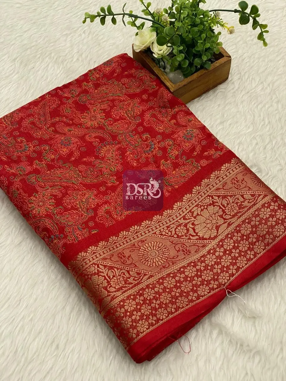 Georgette Dola Saree