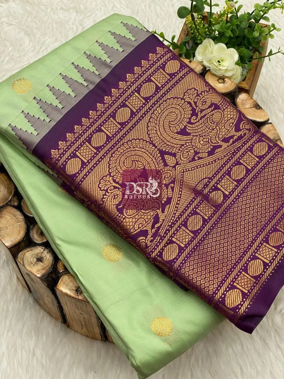 Semi Gadwal Border Sarees - Vol 1