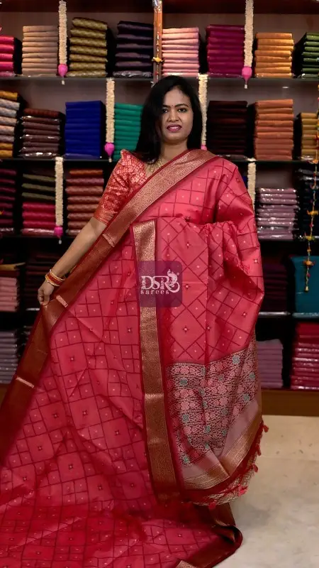 Raw Silk Patola Sarees - vol1