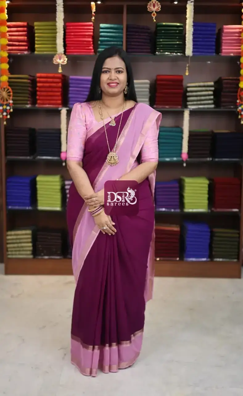Mysore georgette Sarees - vol1