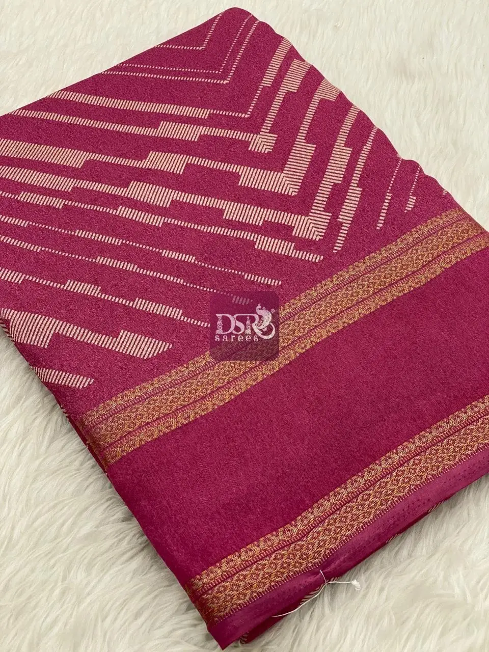 Viscose Chiffon Sarees - vol1