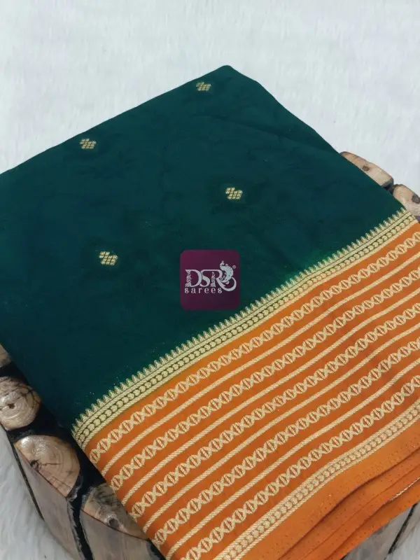 Viscose Crepe Silk Sarees