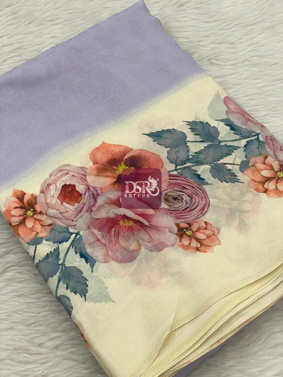 Viscose Digital Print Sarees