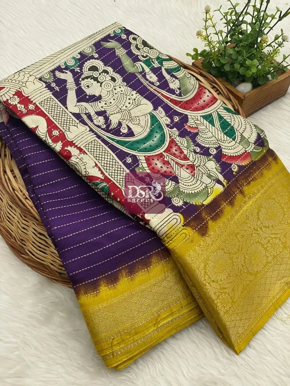 Kalamkari Dola Saree