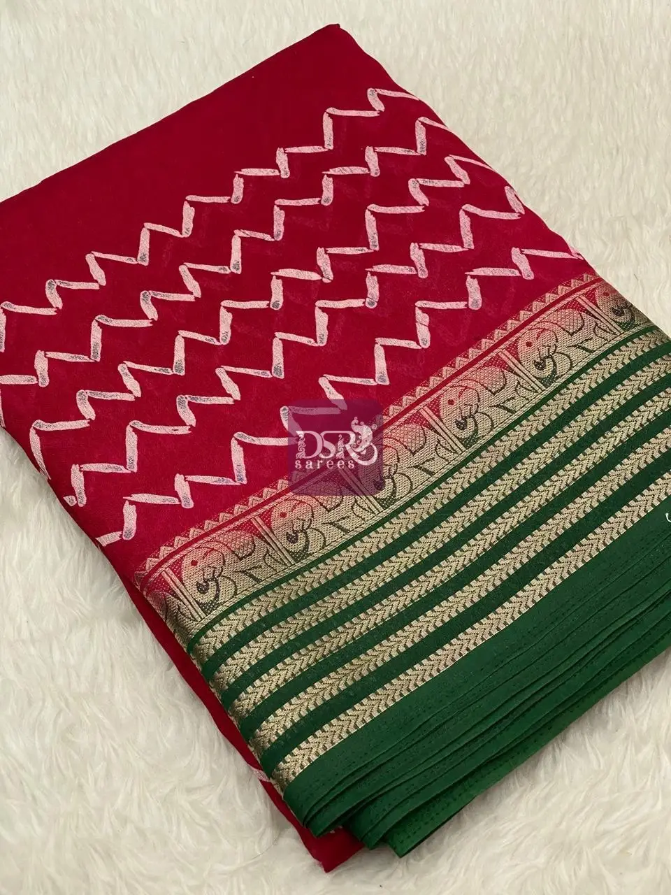 Chiffon Viscose Sarees - vol1