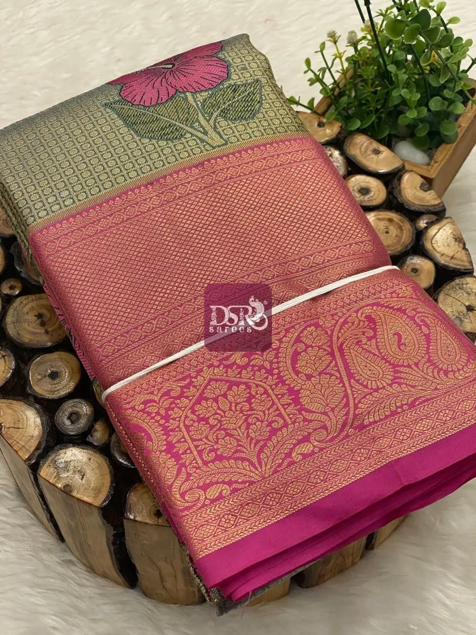 Meena Kari Tissue Bridal Sarees - vol1