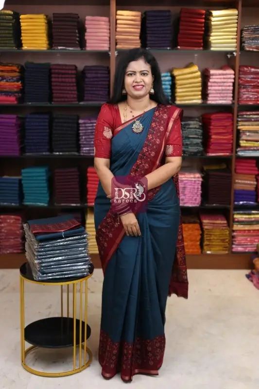 Ajrak Silk