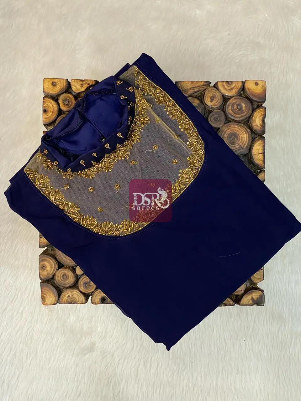 Jewel Neck Georgette Kurtis