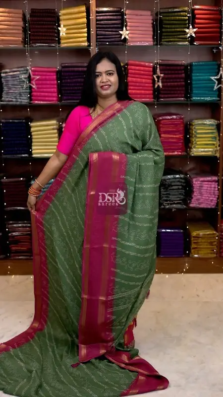 Viscose Chiffon Sarees - vol1