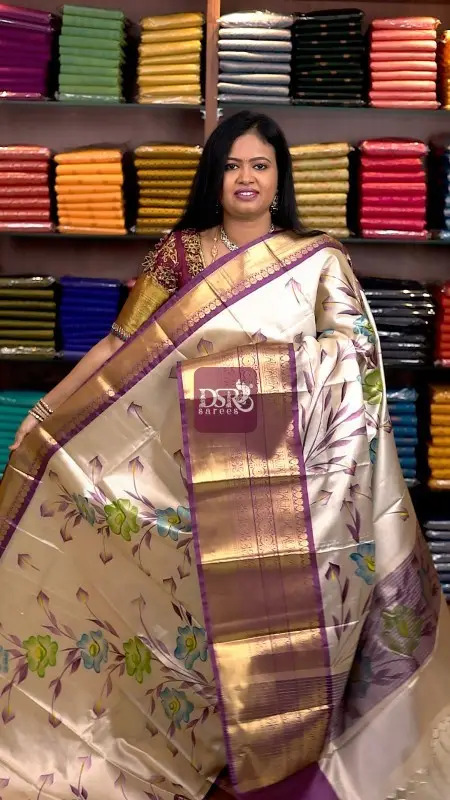 Printed Tissue Silk Sarees
