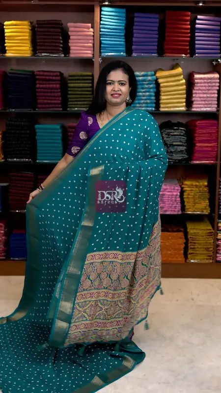 Viscose Chiffon Saree - vol6