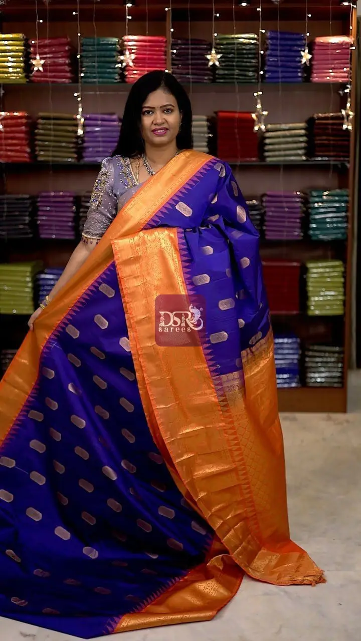 Premium Gadwal Semi Pattu Sarees
