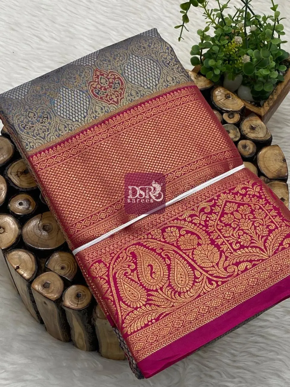 Meena Kari Tissue Bridal Sarees - vol1