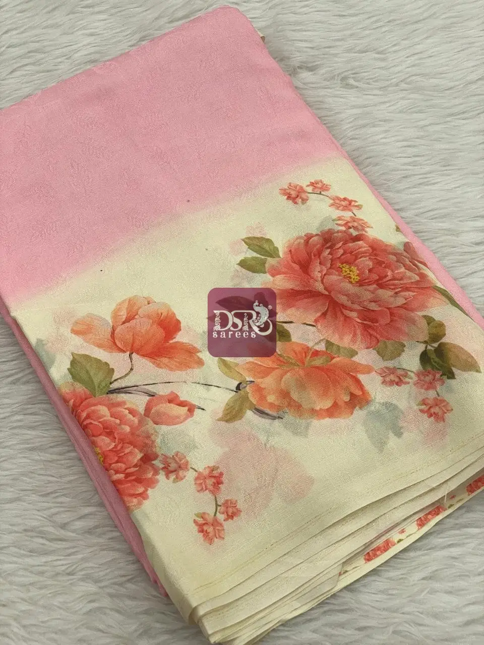 Viscose Digital Print Sarees