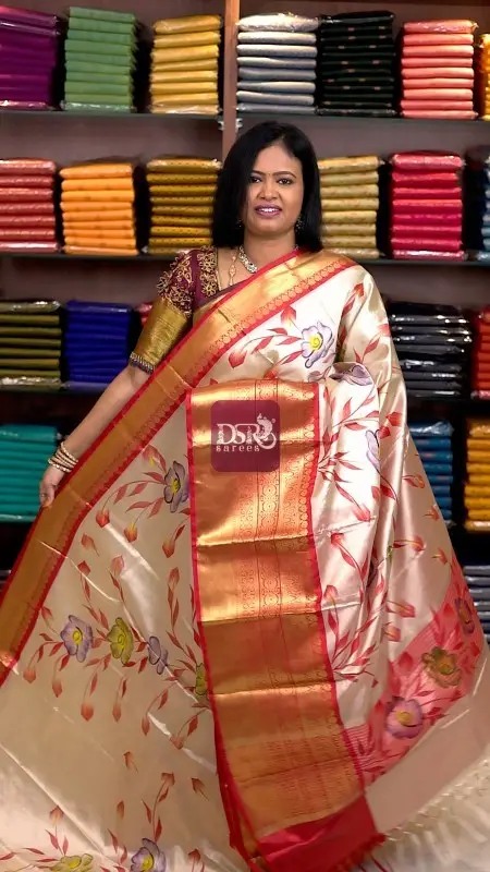 Printed Tissue Silk Sarees
