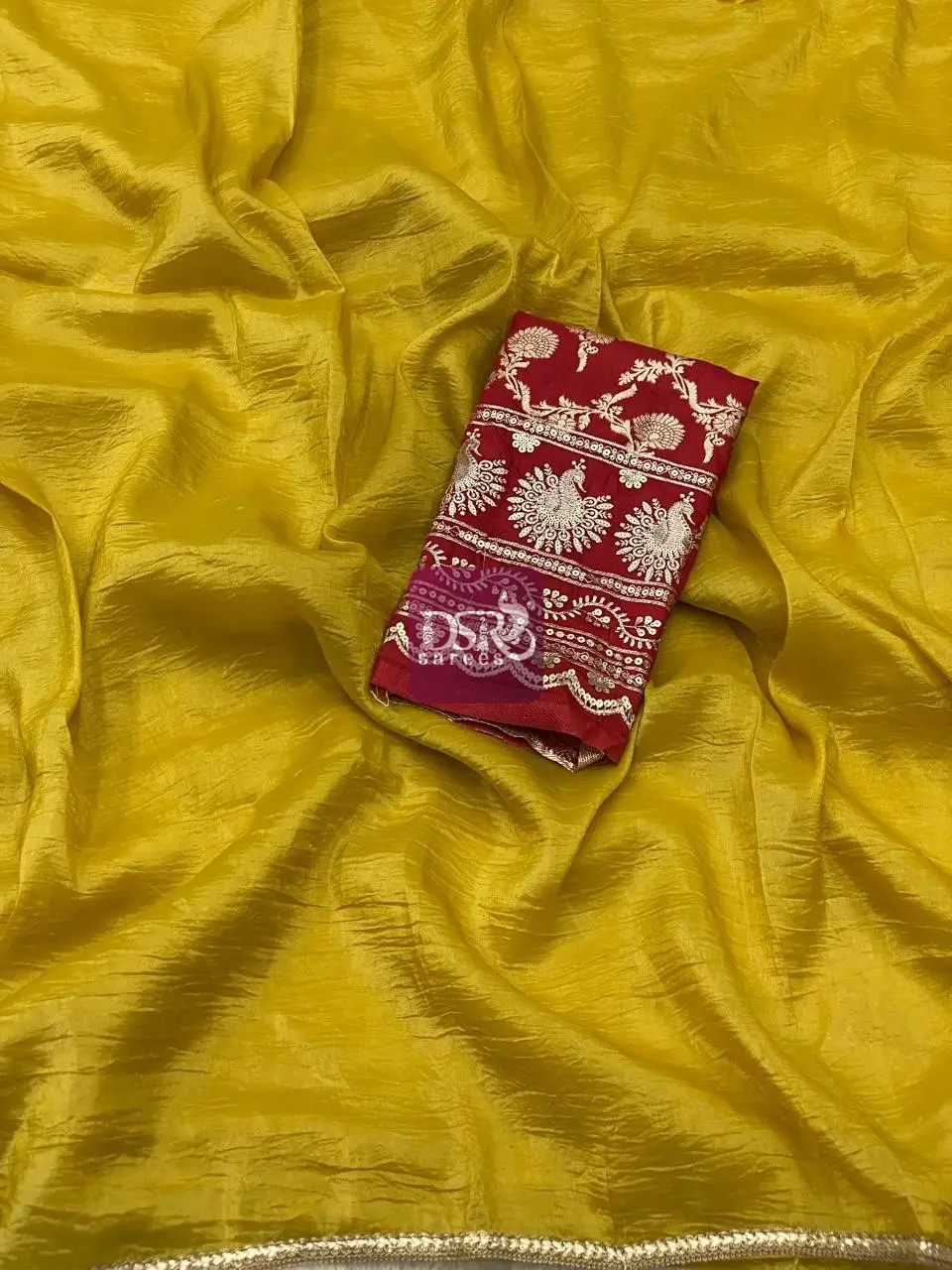 Banarasi crush Tissue Sarees