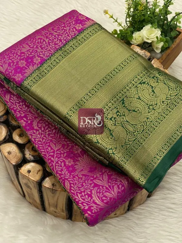 Premium Kanchi Korvai Border Saree