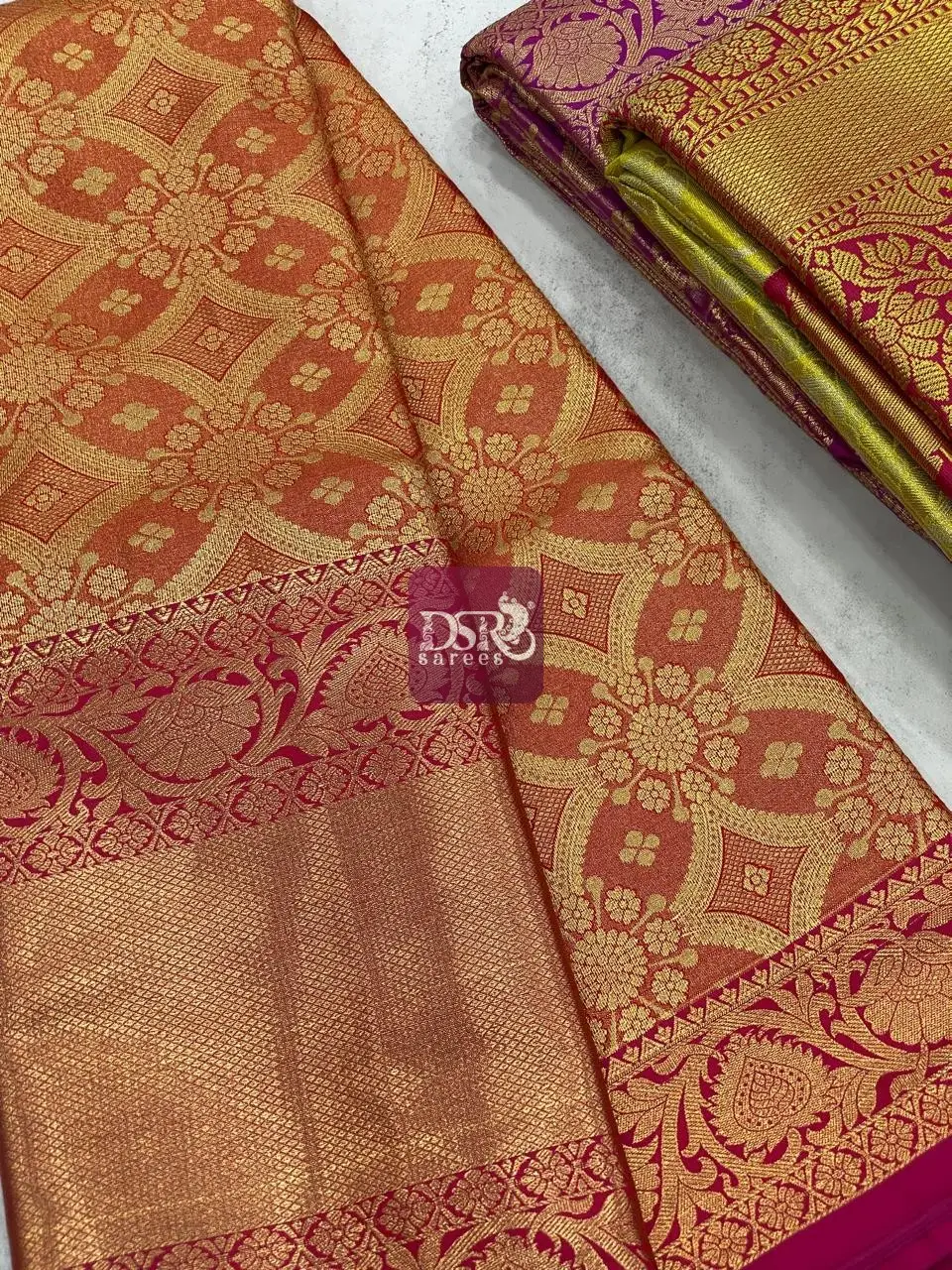 Semi Bridal Silk Sarees