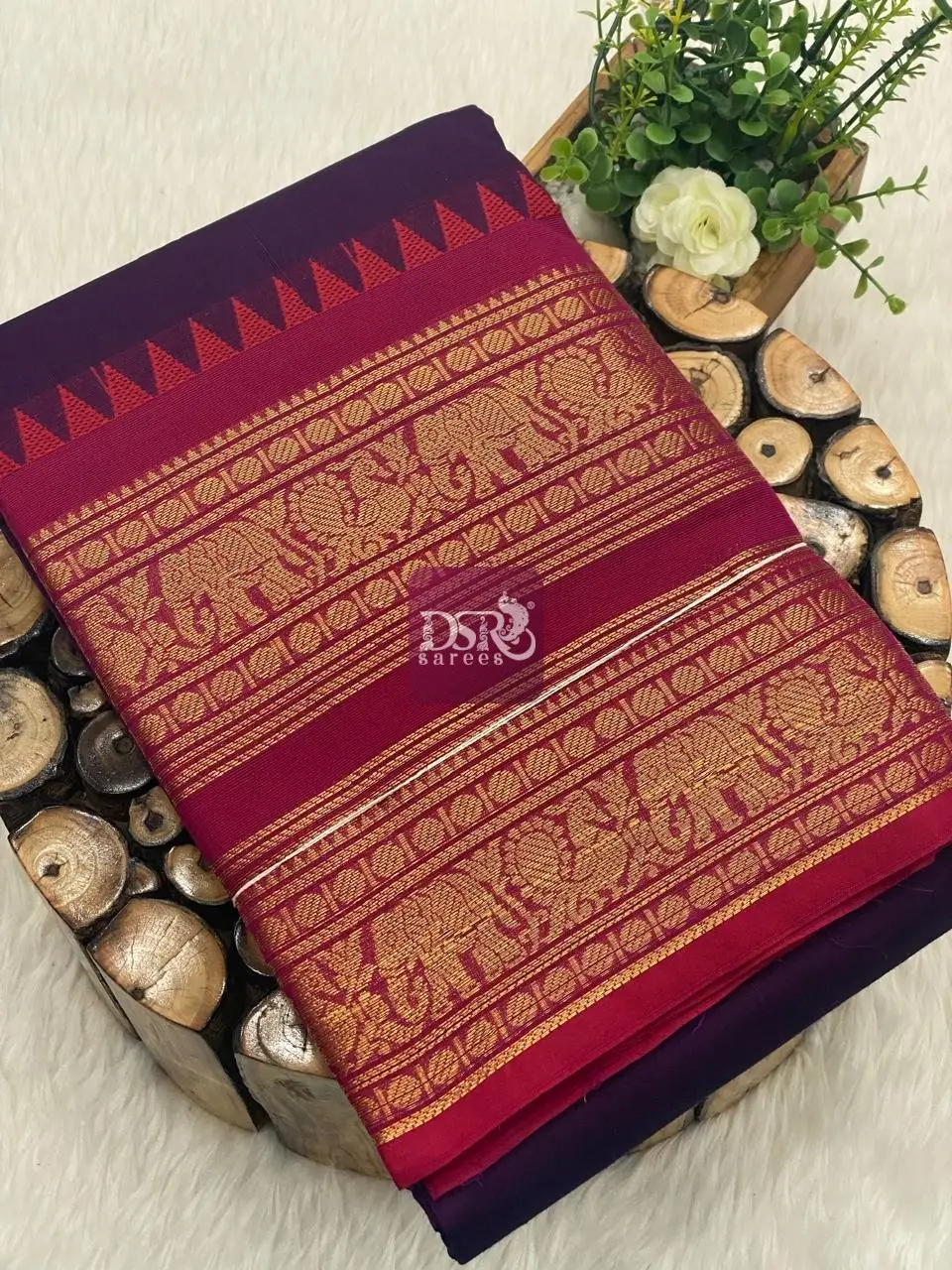 Chettinadu Cotton Sarees W/B