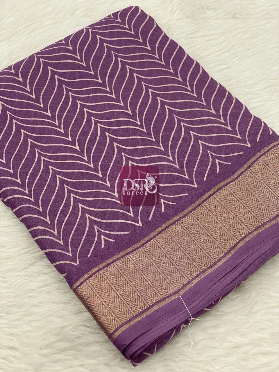Viscose Chiffon Saree - vol6