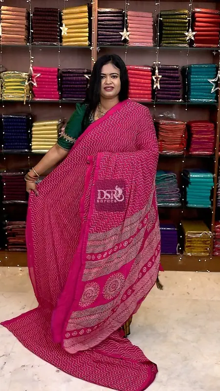 Bhandhini Chiffon Sarees
