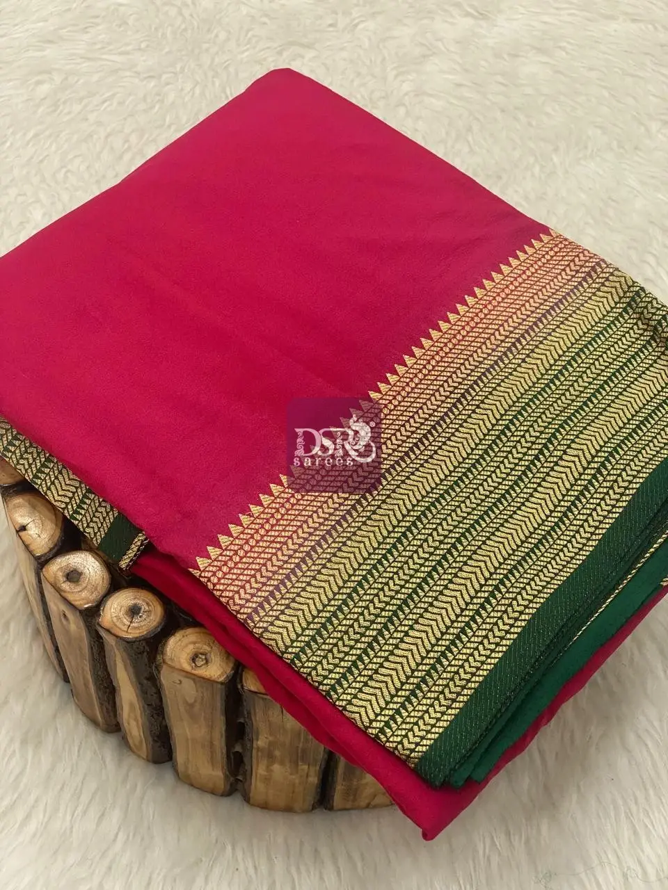 Viscose Crepe Silk Sarees