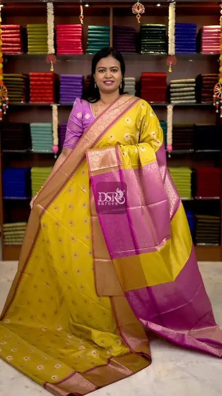 Banarasi Gadwal soft silk saree