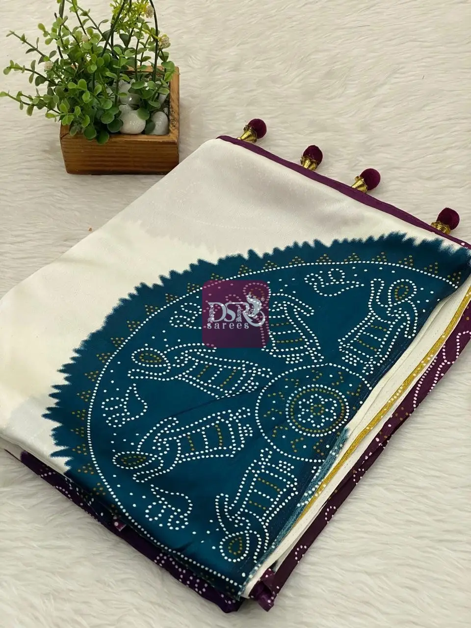 Bandhini Satin Silk Sarees