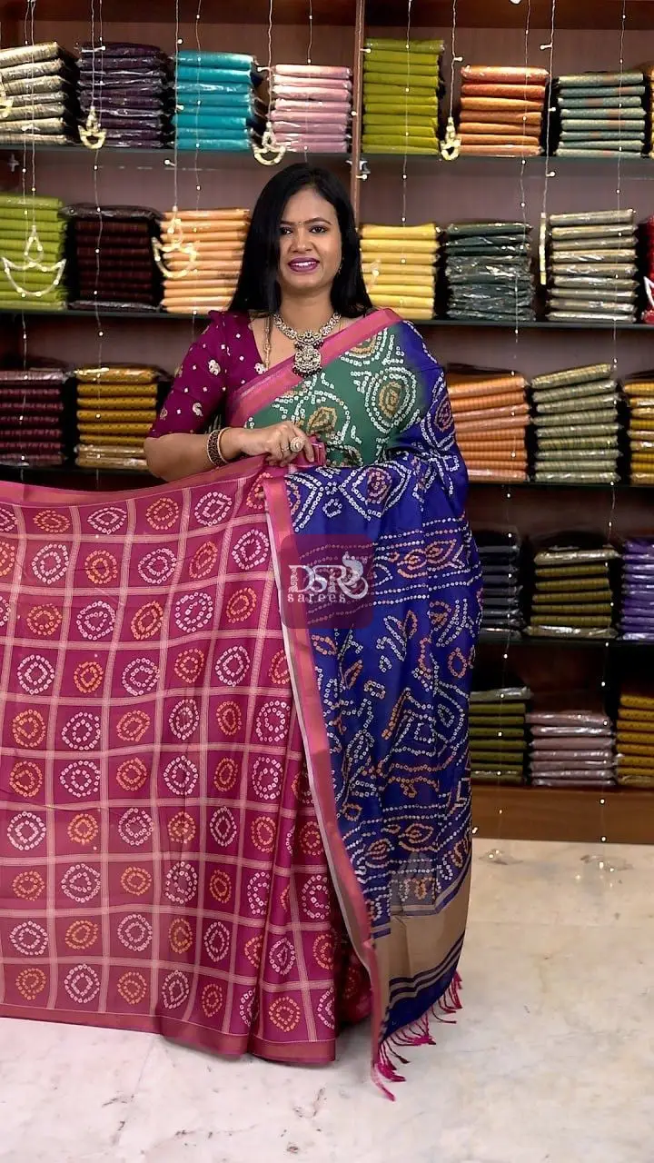 Bhandhini Linen Saree