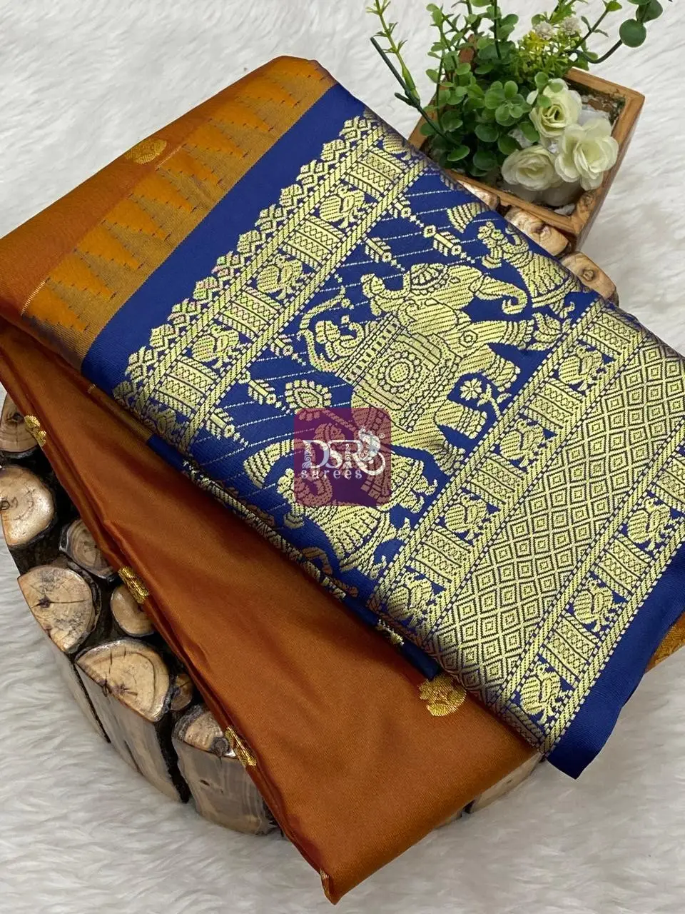 Semi Gadwal Border Sarees - Vol 1