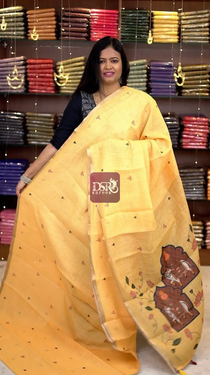 Linen Cotton Sarees
