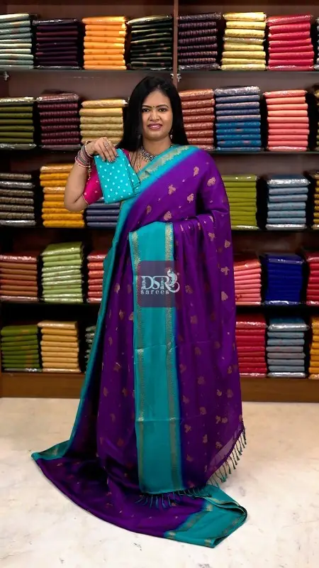 Semi Mysore Georgette Saree