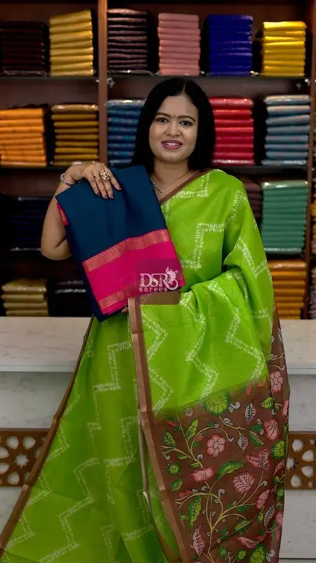 Viscose Chiffon Sarees + Free Saree