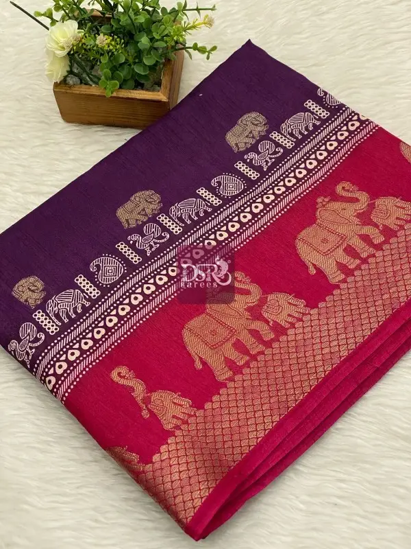 Viscose  Dola Silk Sarees